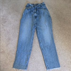 Abercrombie Paperbag Mom Jeans